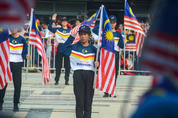 Merdeka day feier in malaysia — Stockfoto