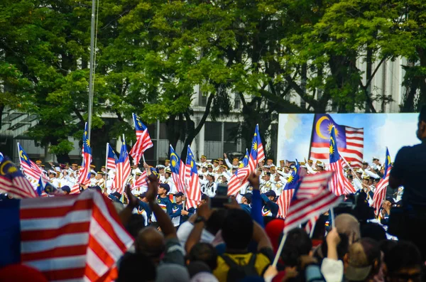 Celebração do Dia de Merdeka na Malásia — Fotografia de Stock