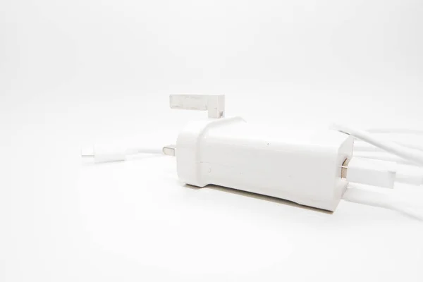 Cell phone charger brand Huawei on white background