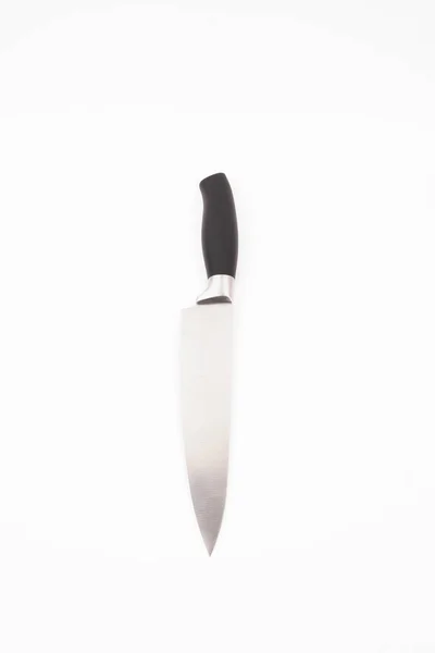 Chef's kitchen knife isolated on white background. — Stock Photo, Image