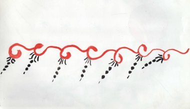 izole desen, resim, kırmızı, illüstrasyon,,