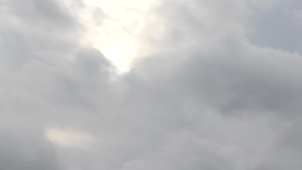 Cloudy Day Sun Sky — Stock Video