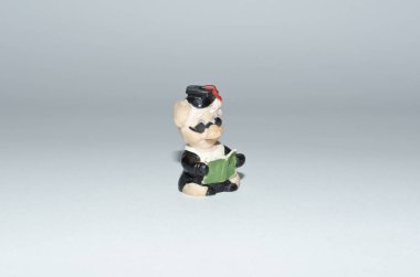 bir domuz bir kitap ve gözlük