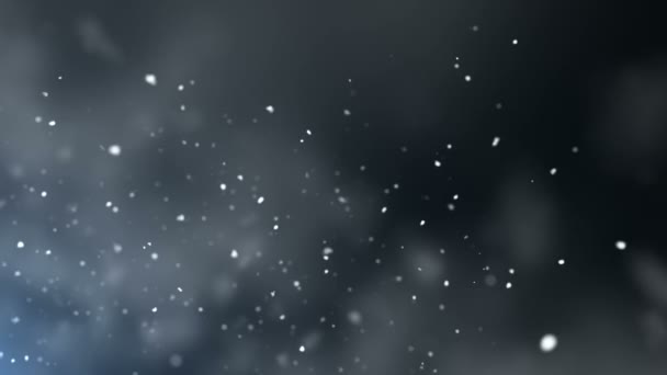 Sneeuw Overgangen Achtergrond — Stockvideo