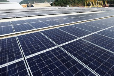 Büyük ölçekli güneş Pv çatı