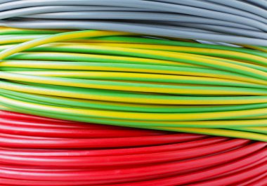 Elektrik kablosu bobin yakın kadar