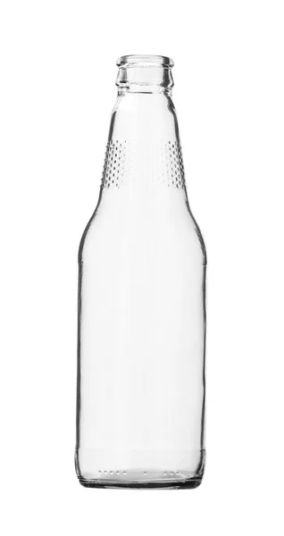 Antislip Glazen Fles Geïsoleerd Witte Achtergrond — Stockfoto