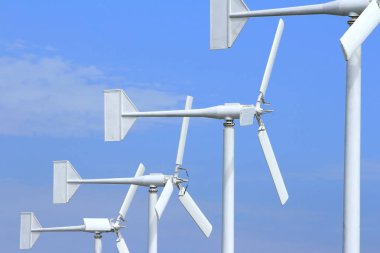 Yerel tasarım rüzgar türbini soyut