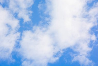 beyaz bulut mavi gökyüzü