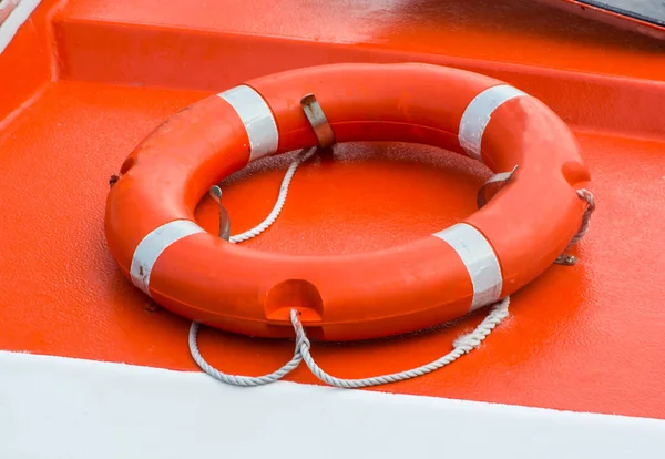 Life Buoy Boat Rescue Case Sea Accident — Stock Photo, Image