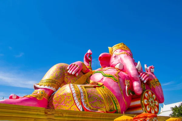 Pink Ganesha Big Four Handed Knee Pillow — Stock Photo, Image