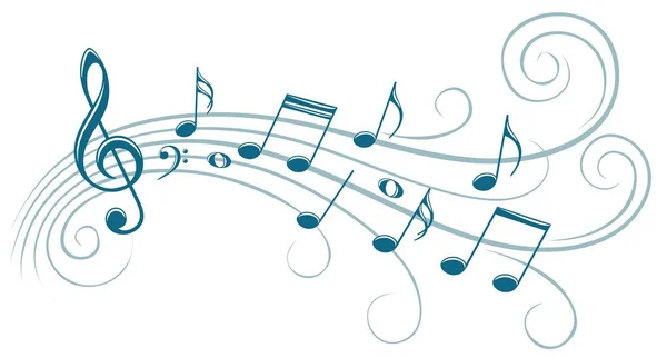 Рамка Музичними Нотами — стоковий вектор