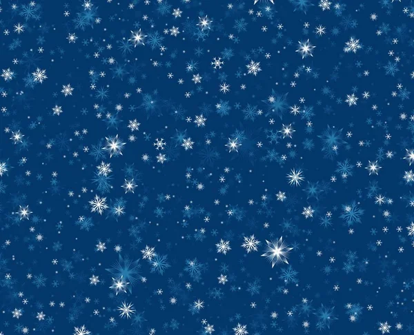 Fondo Azul Con Nevadas Invierno — Vector de stock