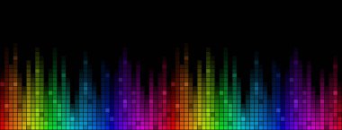 Bir renk arka plan ses ölçekli.