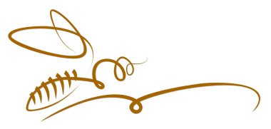 Uçan yaban arısının sembolü..