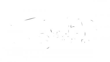 Büyük, eski bir yakıt kamyonu çizimi..