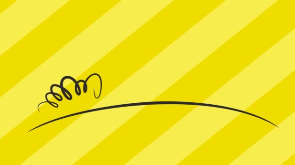 Un symbole de l'abeille stylisée volante.