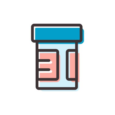 hapları kavanoz düz anahat simgesini