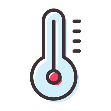 termometre anahat simgesini