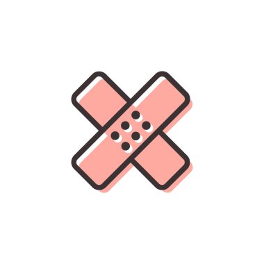 Alçı düz anahat simgesini