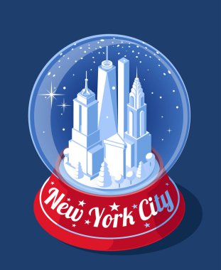 New York City bayramlar kartopu