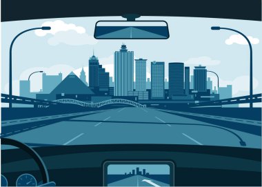 Memphis Tennessee Abd vektör kentsel siluet