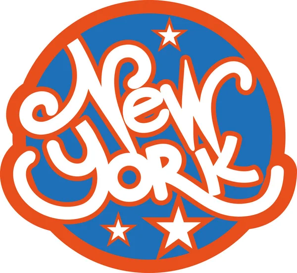 New York City Usa Symbol Vector Illustration — Stock Vector