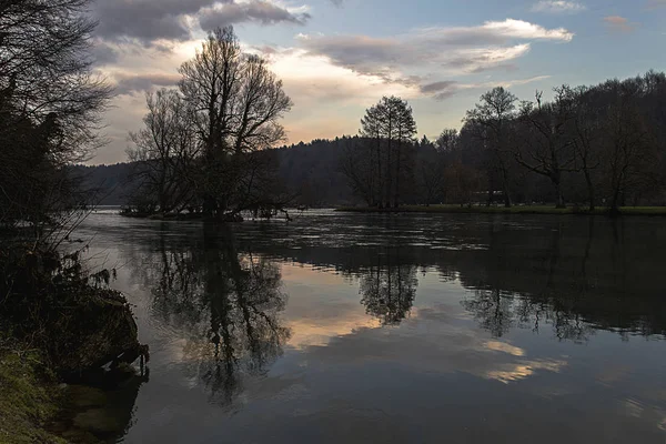 Krka Fluss Bei Otocec Slowenien — Stockfoto