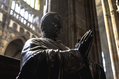 Praga/Repubblica Ceca 11 Settembre 2018 - cattedrale di San Vito interno 