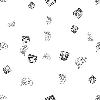 Beyin fırtınası seamless modeli. İlham ve fikirleri varış. Çocuk s çizim doodle