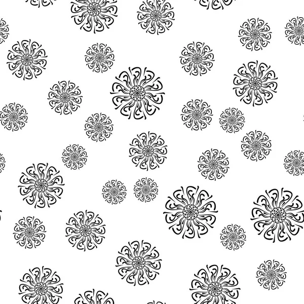 Mandala seamless pattern on white background. Coloring pages for adults. Coloring book. Ornamental hand drawn doodle nature ornamental mandala . Islam, Arabic, Indian, Turkish, Pakistani, Chinese, ottoman motifs.