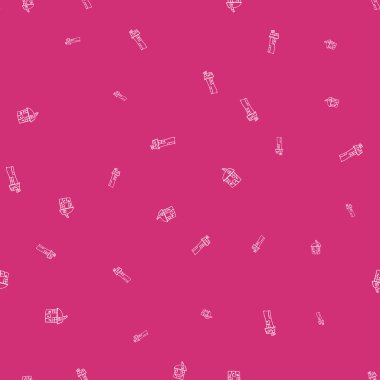 Doodle tarzında evlerin dikişsiz desen.