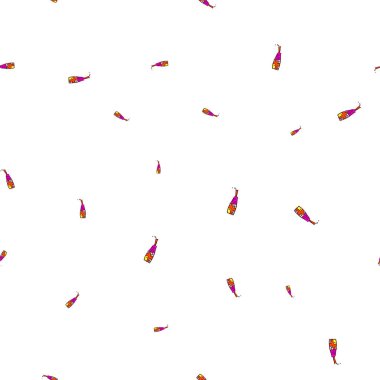 Doodle tarzında evlerin dikişsiz desen