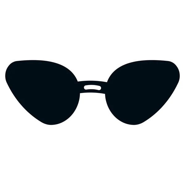 Ikona kobiet s okulary przeciwsłoneczne. — Wektor stockowy