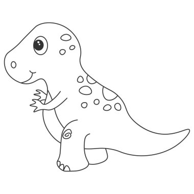 Dinozor tyrannosaur kontur