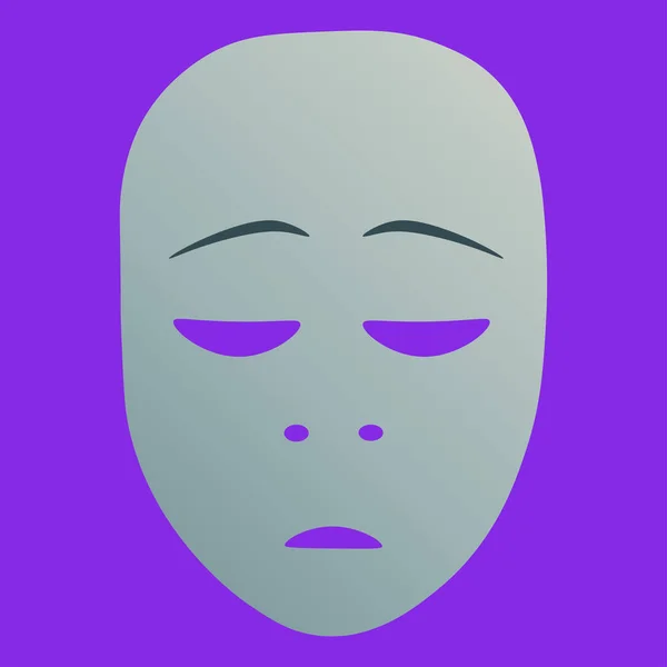 Repentance divadelní masky — Stockový vektor