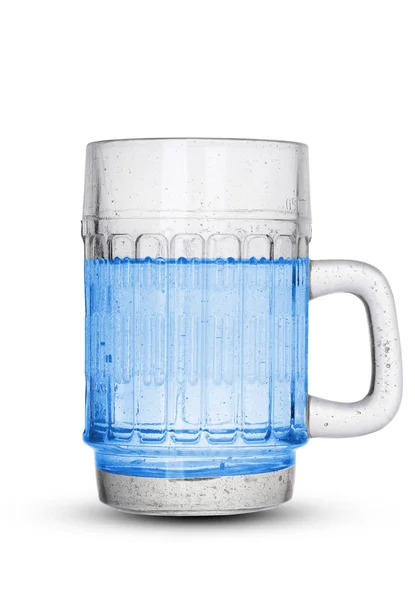 Old beer mug on a white background — Stock Photo, Image