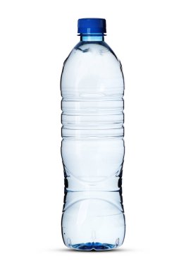 su dolu küçük bir plastik şişe