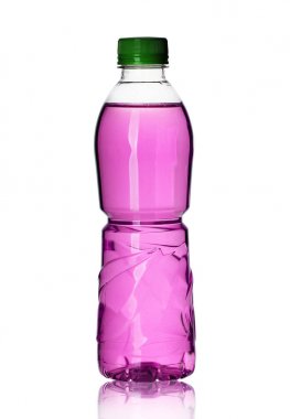 Sıvı ile küçük plastik şişe