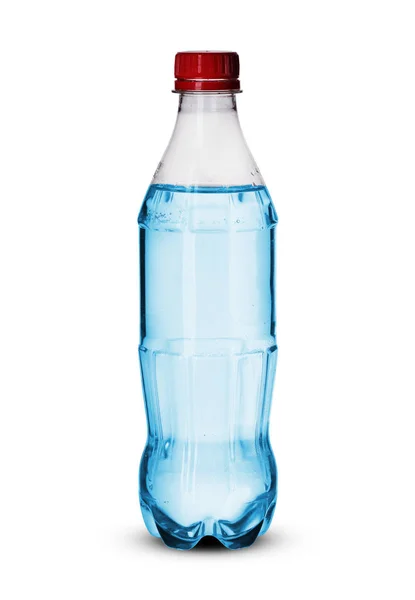 Маленькая пластиковая бутылка — стоковое фото