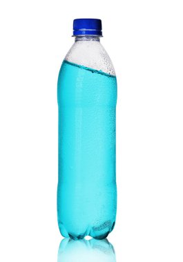 Sıvı ile küçük plastik şişe 