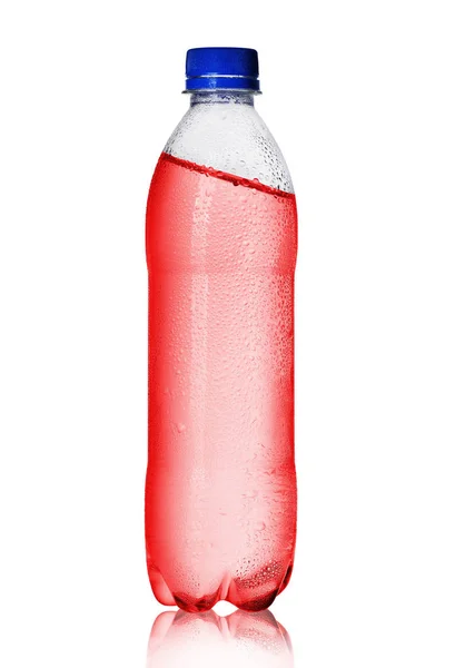 液体と小さなプラスチックボトル — ストック写真