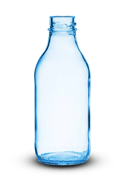 Kleine lege glazen fles — Stockfoto