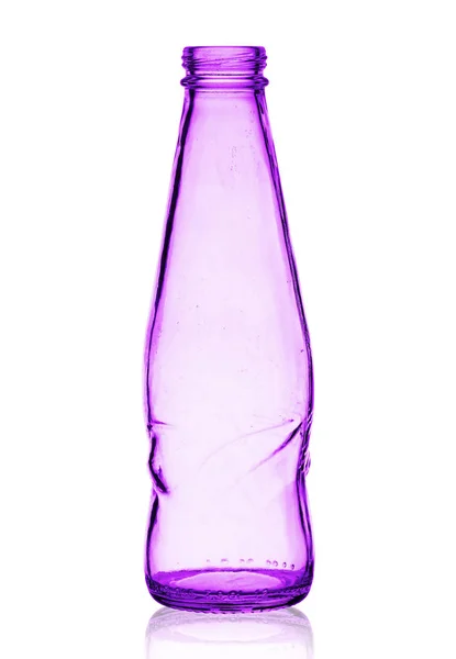 Small empty bottle of juice — Stock Photo, Image