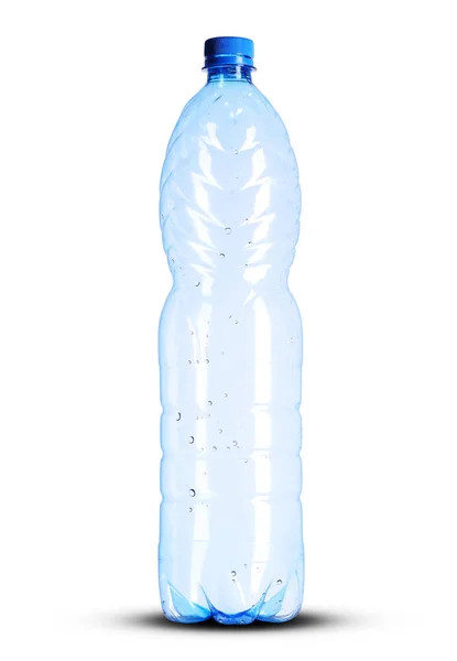 Велика порожня пляшка мінеральної води — стокове фото