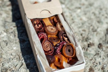 El sanatları ambalajLezzetli tatlı pastille