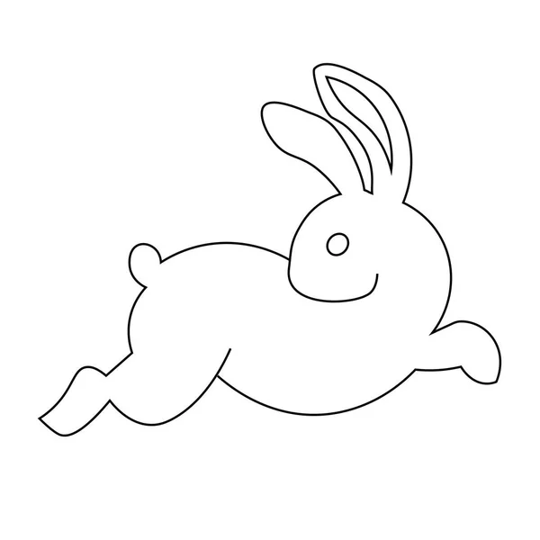 Illustration Vectorielle Lapin Pâques — Image vectorielle