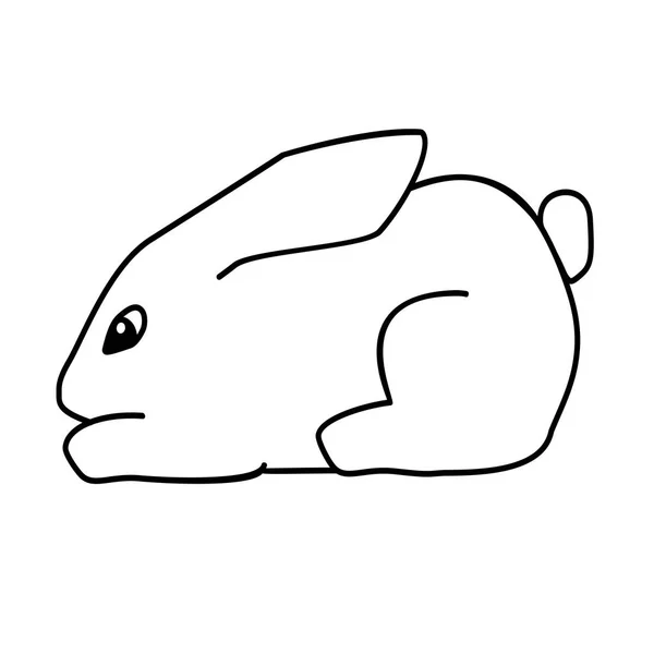 Illustration Vectorielle Lapin Pâques — Image vectorielle