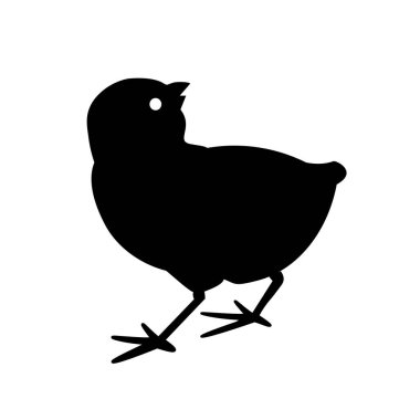 piliç vektör simgesi web için basit örnek