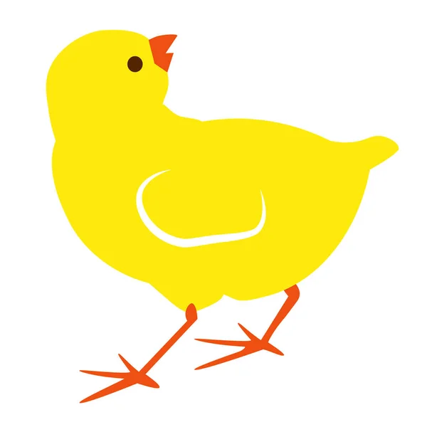 Eenvoudige Illustratie Van Chick Vector Pictogram Voor Web — Stockvector